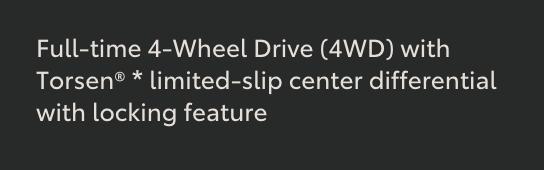 2025 Toyota 4runner Does the new 4Runner with full-time 4WD have A-TRAC? 1734240452548-1x