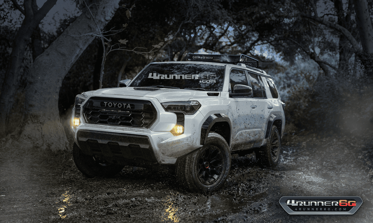 2025 Toyota 4runner 2025 4Runner Photos & Specs! 🔥 Trailhunter, TRD Pro, Off-Road, Limited Trims 2025 4Runner-front-White-logo