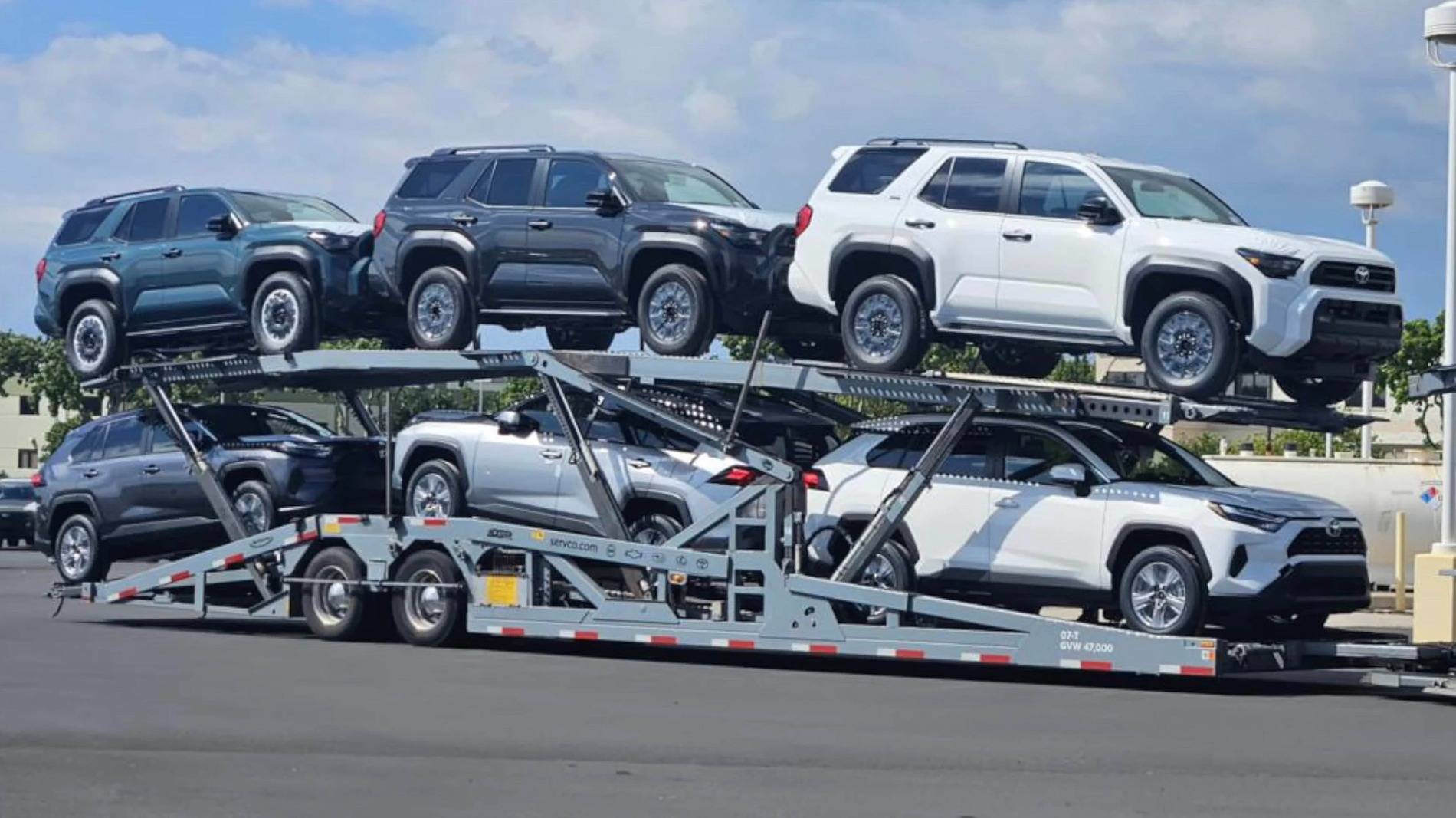 2025 Toyota 4runner 2025 4Runners arrive at US Port! [Heritage Blue TRD Off-Road Premium, Everest Off-Road, Underground SR5, Ice Cap SR5] heritage blue 4runner trd off-road