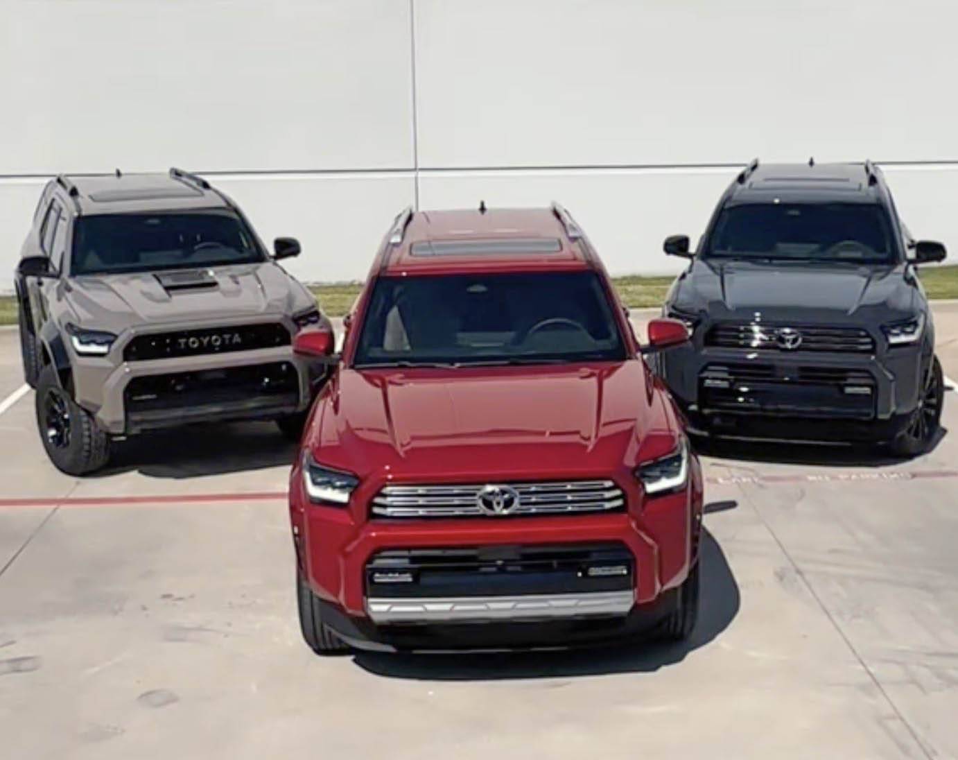 2025 Toyota 4runner New 2025 4Runners 6th Gens out in the sun! Platinum, Limited, TRD Pro 2025 4runner platinum, limited, trd pro