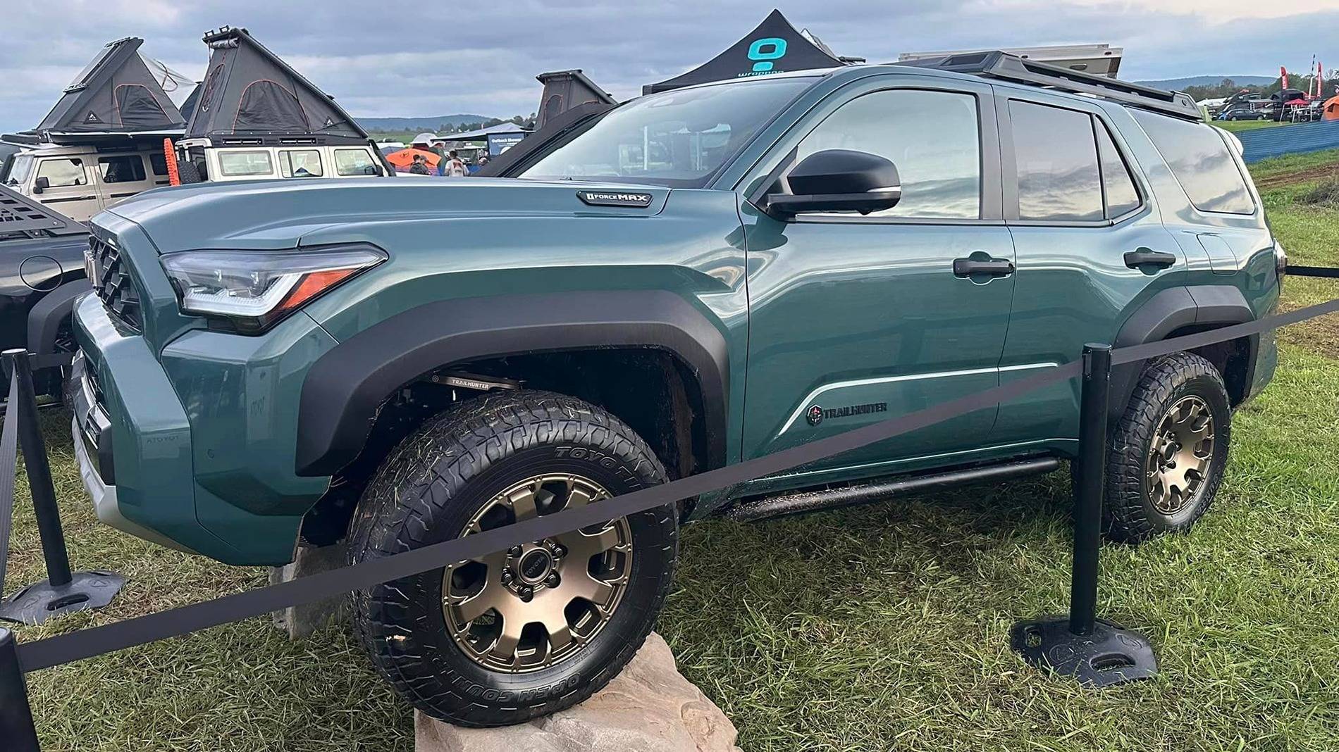 2025 Toyota 4runner 2025 Trailhunter 4Runner displayed at Expo East 2025 4runner Trailhunter Everest Color @ Expo East 3