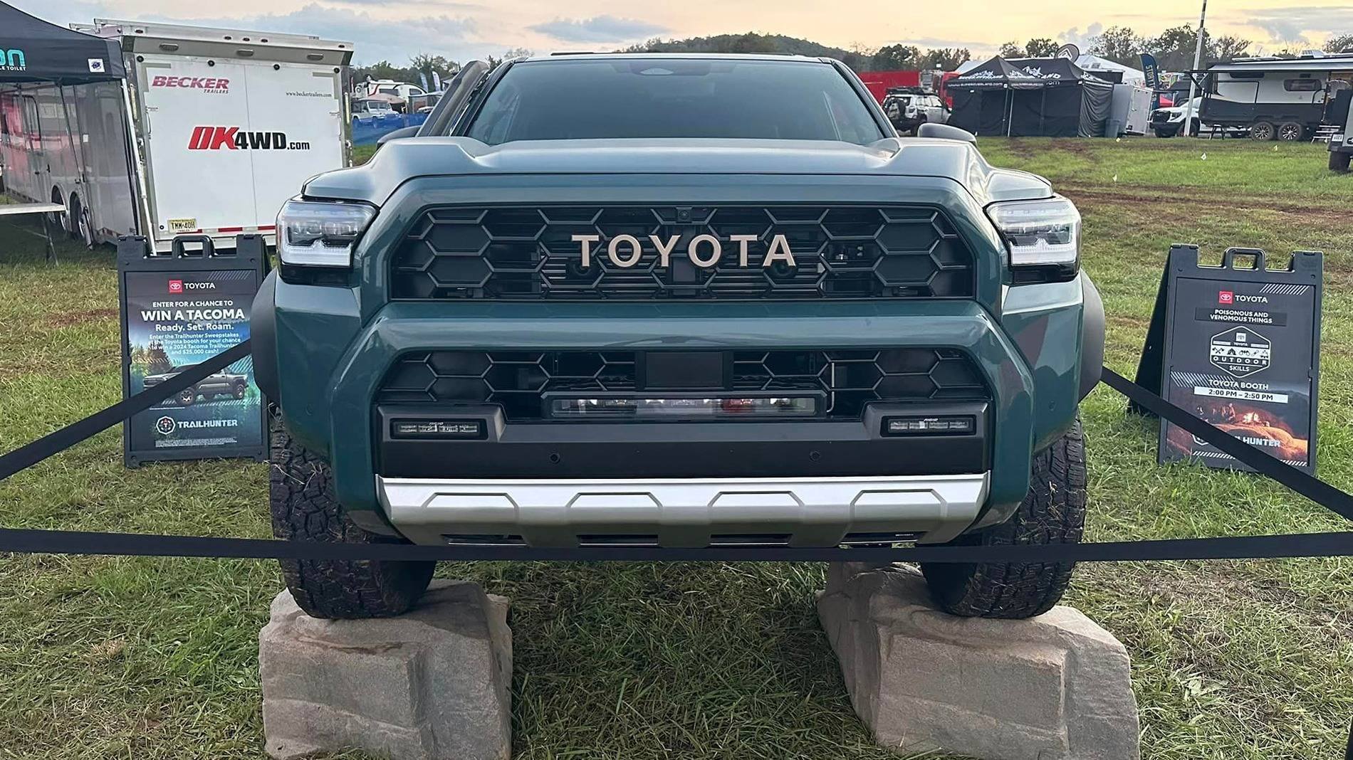 2025 Toyota 4runner 2025 Trailhunter 4Runner displayed at Expo East 2025 4runner Trailhunter Everest Color @ Expo East 6