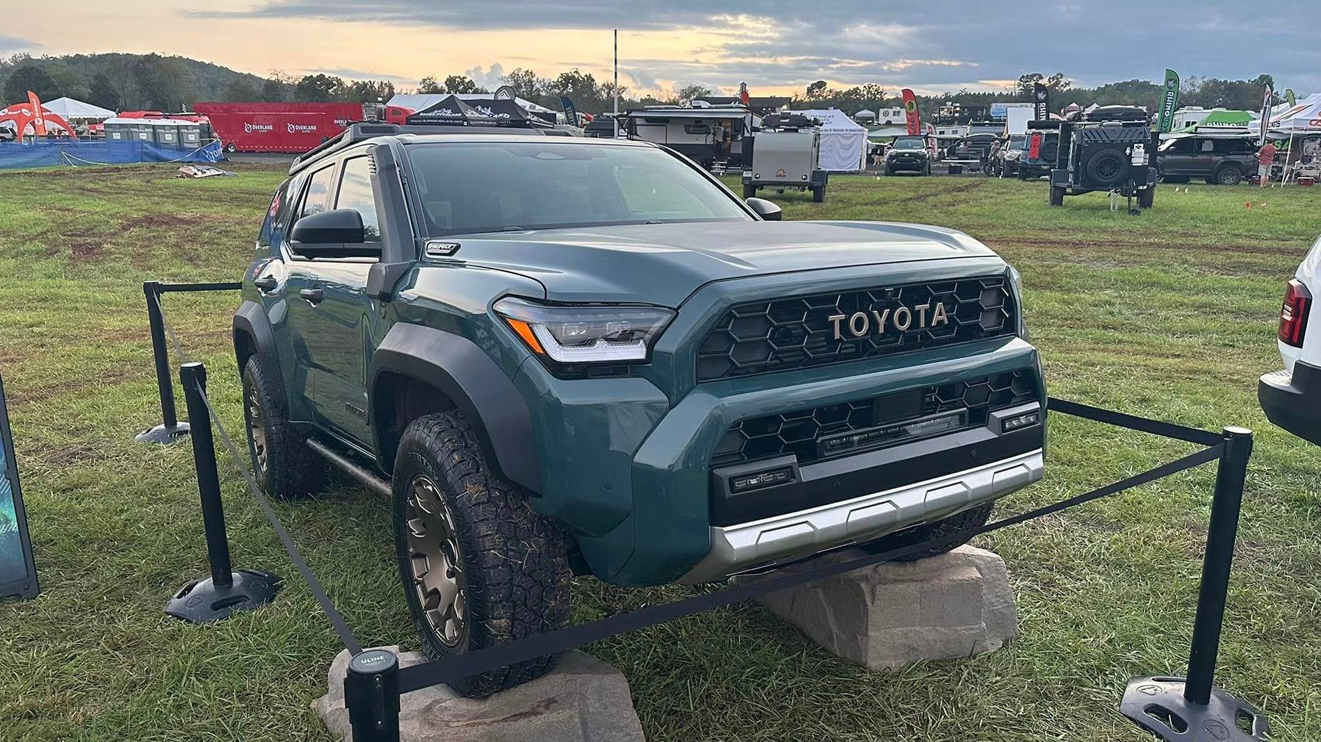 2025 Toyota 4runner 2025 Trailhunter 4Runner displayed at Expo East 2025 4runner Trailhunter Everest Color @ Expo East 8