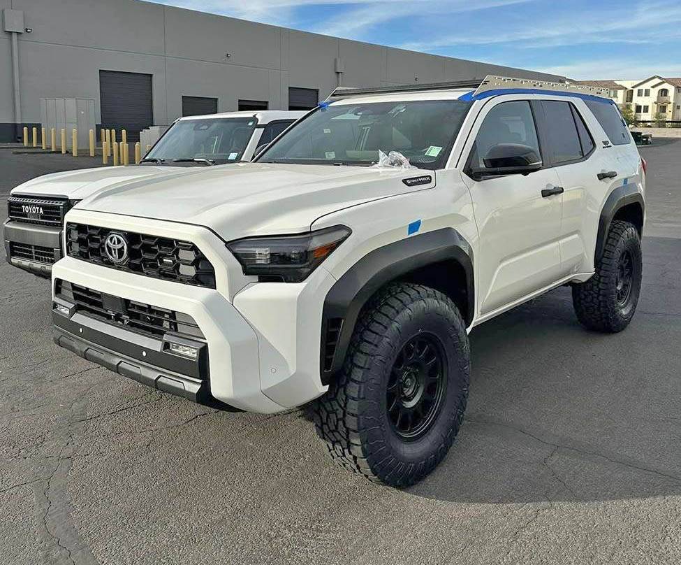 2025 Toyota 4runner First 6th gen 4Runner on 35s, lift kit, aftermarket roof rack  (@ Westcott Designs) 35's tires on 2025 4runner TRD Off-Road 6th gen