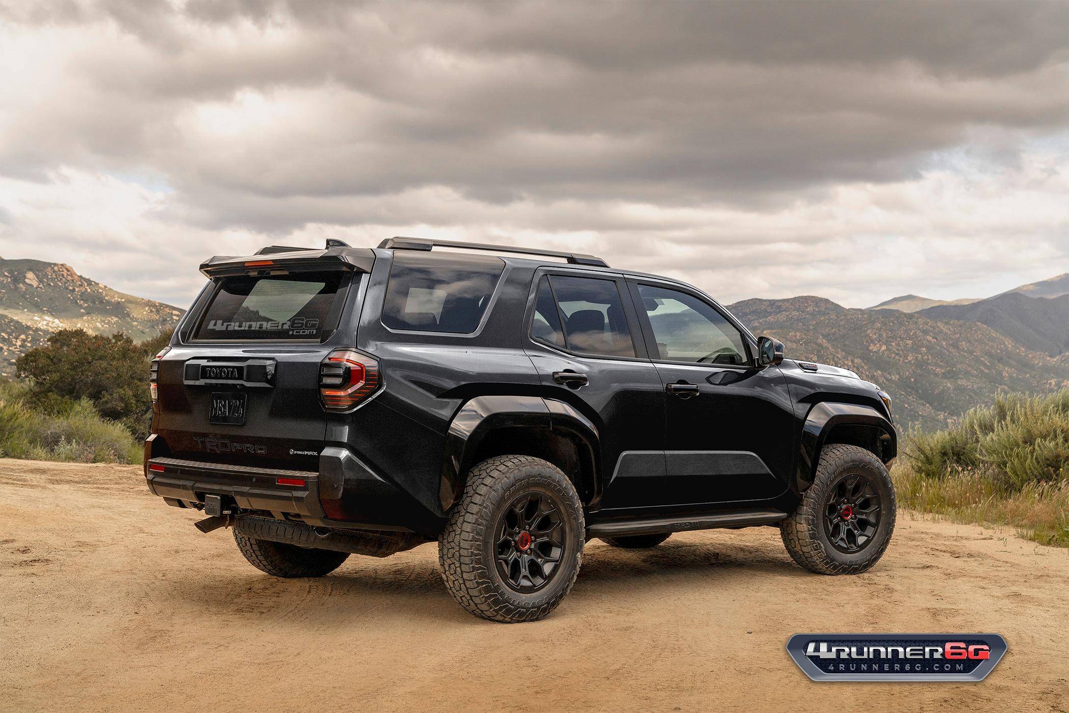 2025 Toyota 4runner Revealed: 2025 4Runner TRD Pro Colors, Interiors, Factory Installed Accessories, Post Production Options (PPO). black-2025-4runner-trd-pro2-