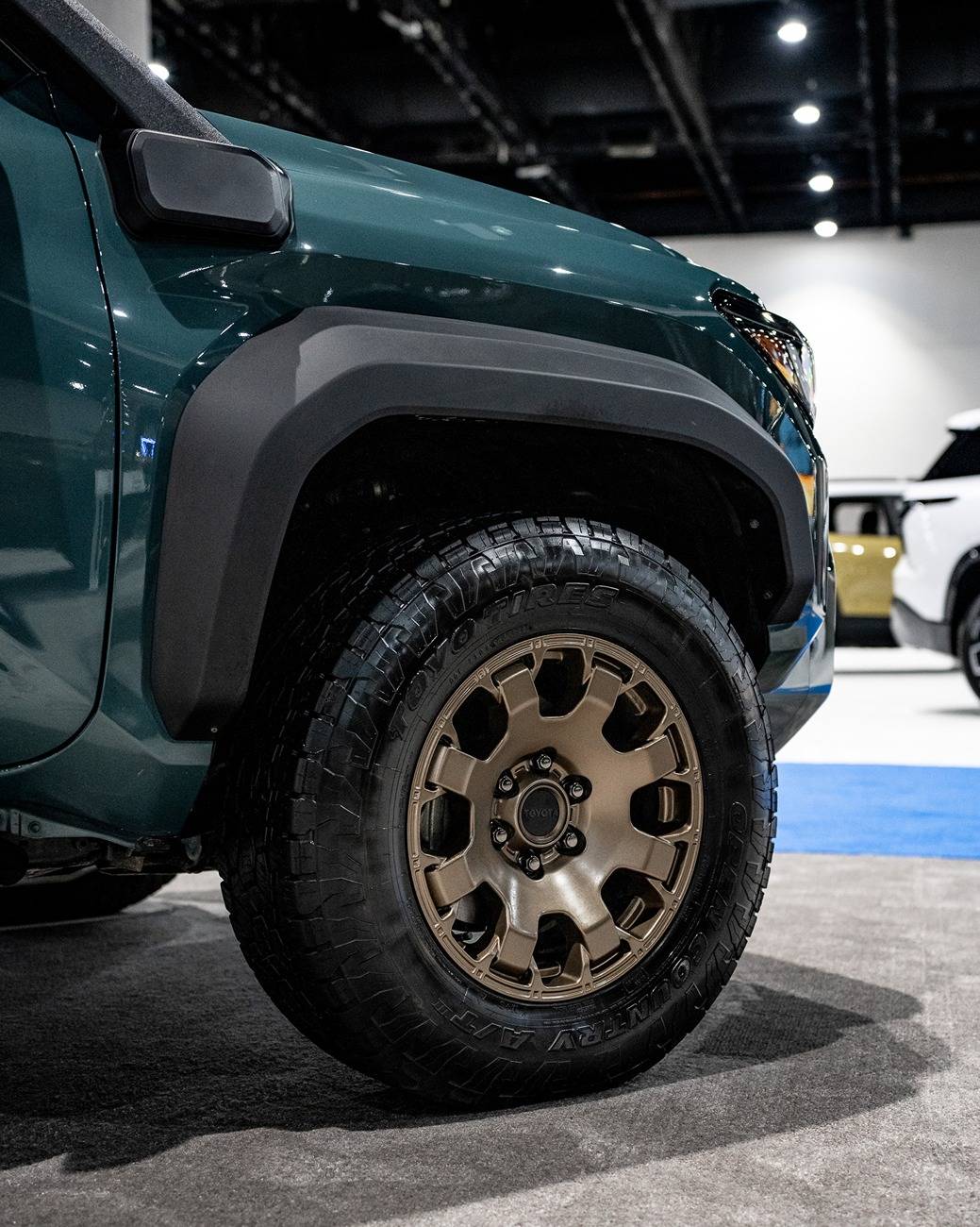 2025 Toyota 4runner Everest Trailhunter 4Runner 6th gen at San Diego Auto Show Everest Color Trailhunter 1