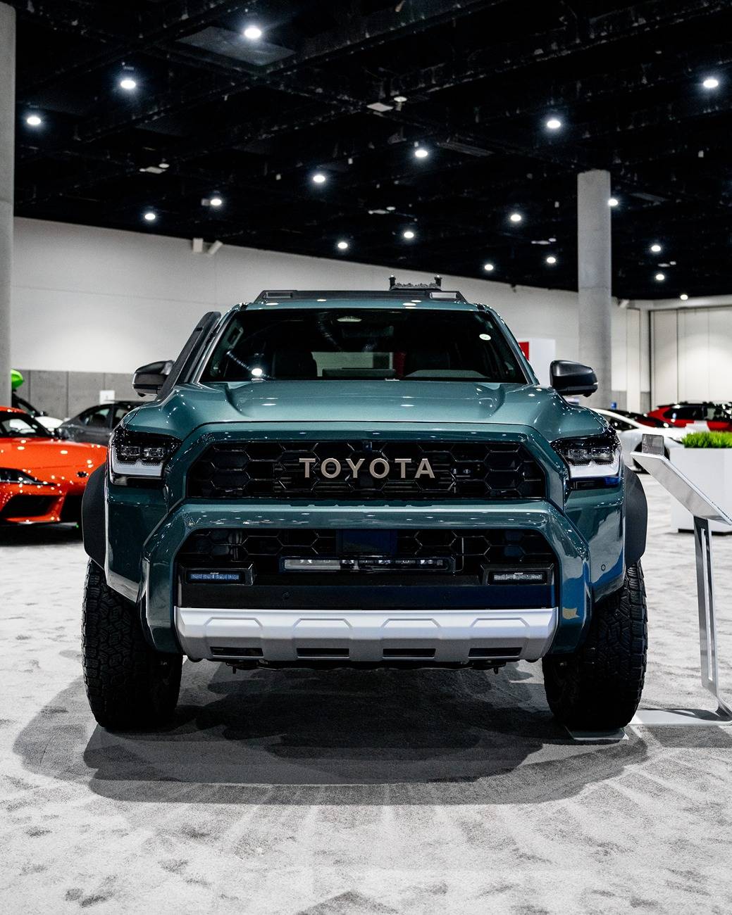 2025 Toyota 4runner Everest Trailhunter 4Runner 6th gen at San Diego Auto Show Everest Color Trailhunter 2