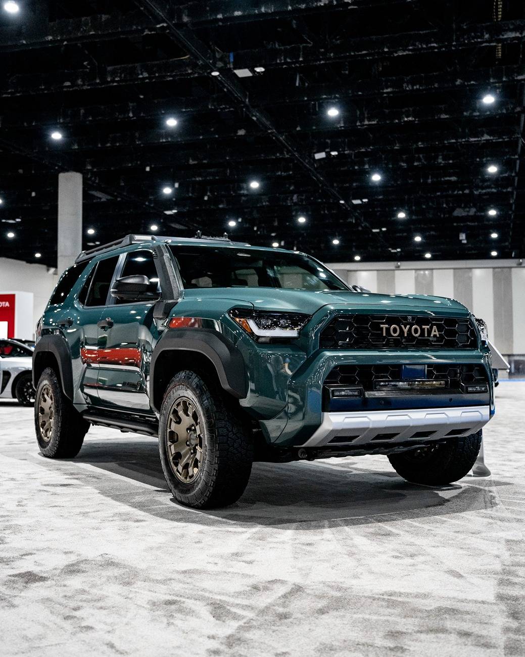 2025 Toyota 4runner Everest Trailhunter 4Runner 6th gen at San Diego Auto Show Everest Color Trailhunter 4