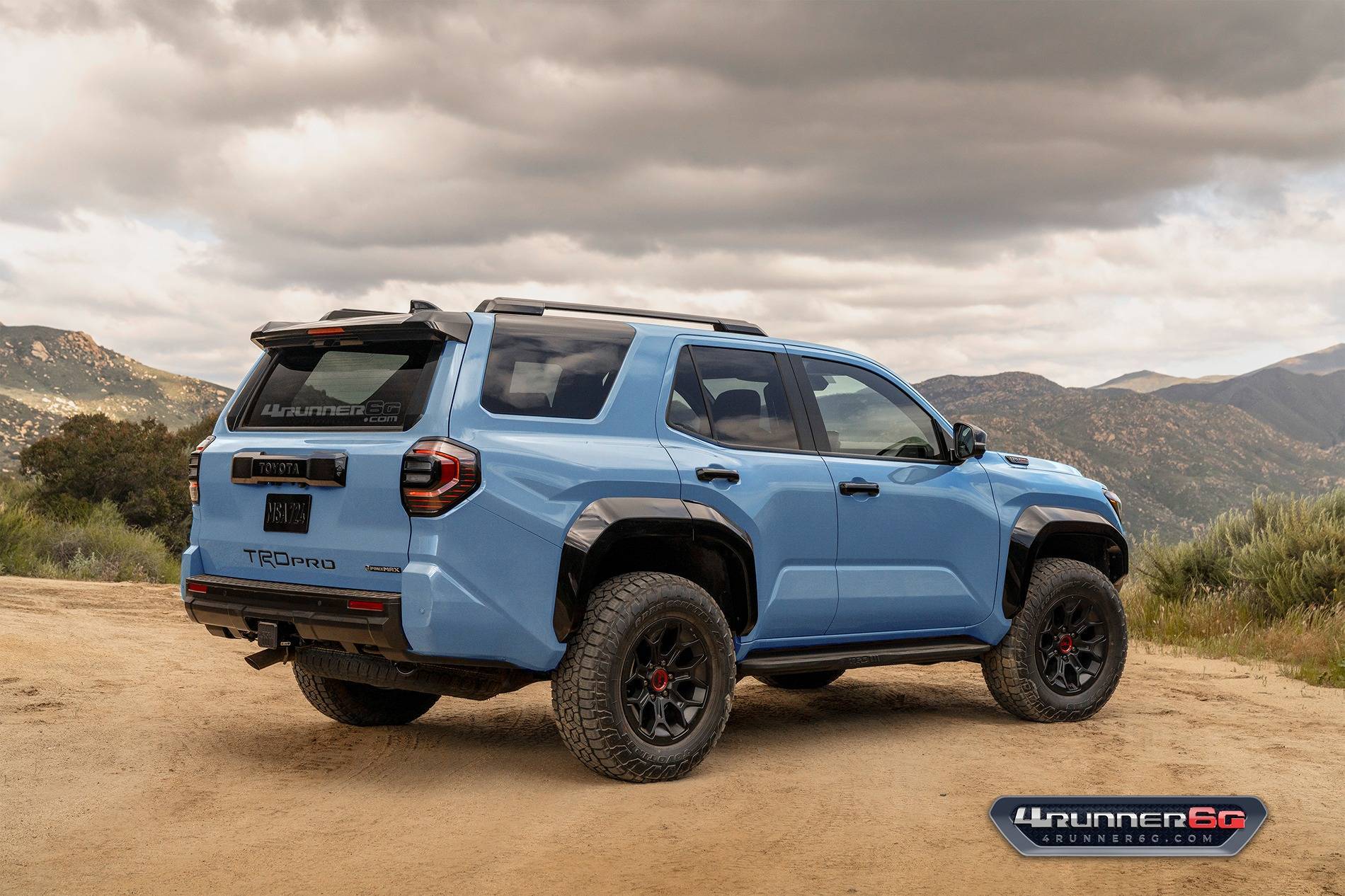 2025 Toyota 4runner TRD PRO: 2025 4Runner Colors, Interiors, Factory Installed Accessories, Post Production Options (PPO). heritage-blue-2025-toyota-4runner-trd-pro-2-