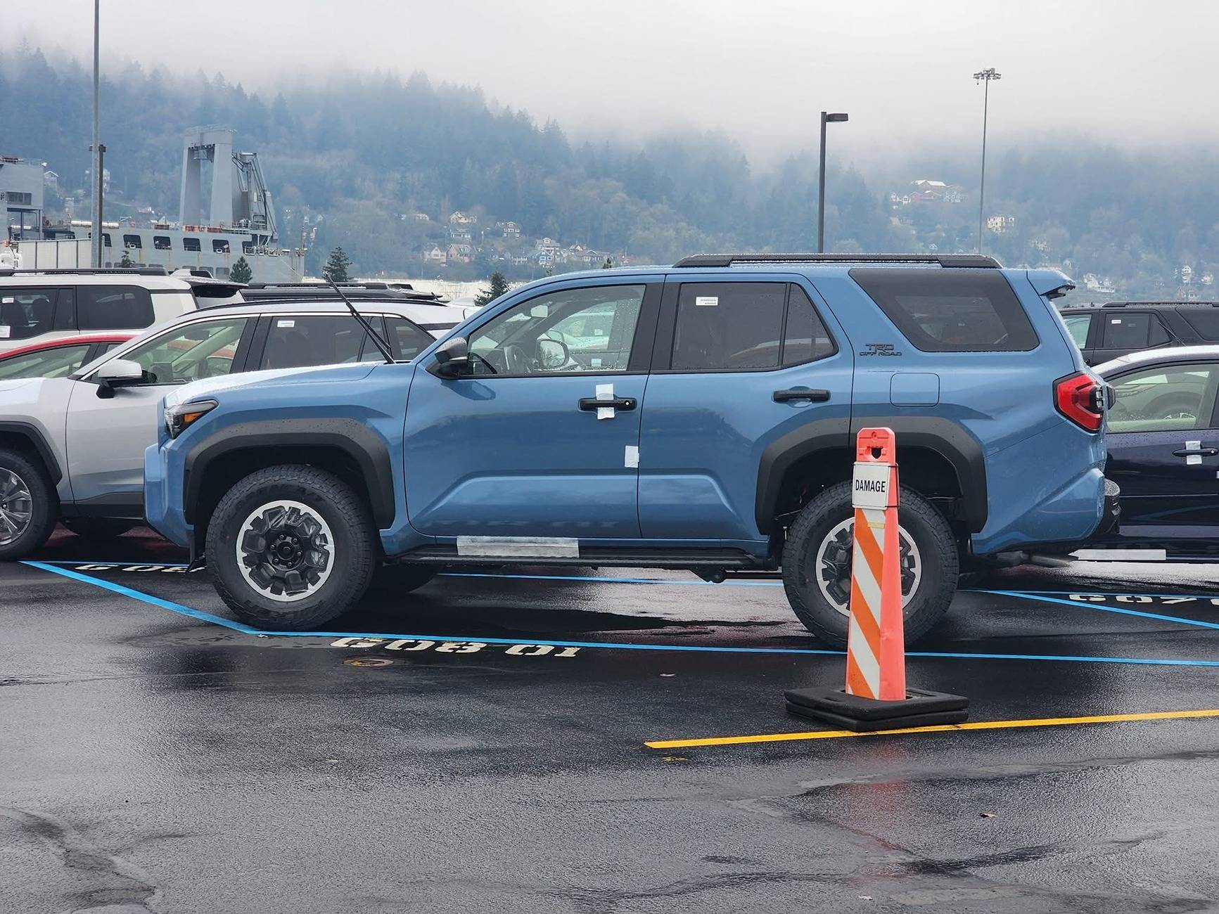 2025 Toyota 4runner 2025 4Runners arrive at US Port! [Heritage Blue TRD Off-Road first look] heritage blue 4runner trd off-road