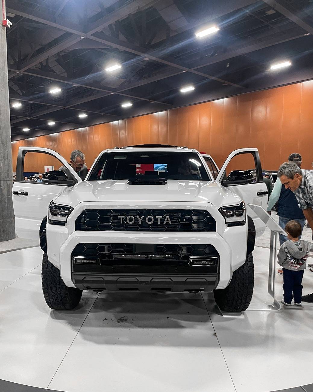 2025 Toyota 4runner AZ People - see the 2025 4Runner TRD Pro at the Arizona International Auto Show 2024 (11/28-12/2) Ice Cap White 2025 4Runner TRD Pro Arizona Auto Show 1