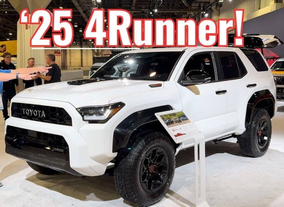 2025 Toyota 4runner Ice Cap White 2025 4Runner TRD Pro 6th Gen at SEMA - Exterior & Interior Video Ice Cap White 2025 Toyota 4Runner TRD Pro photo image 4