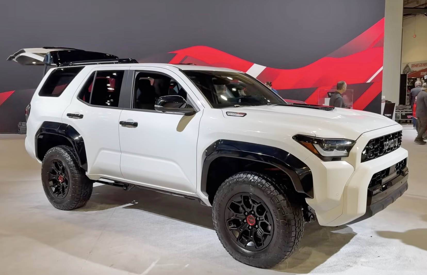 2025 Toyota 4runner Ice Cap White 2025 4Runner TRD Pro 6th Gen at SEMA - Exterior & Interior Video Ice Cap White 2025 Toyota 4Runner TRD Pro photo image 5