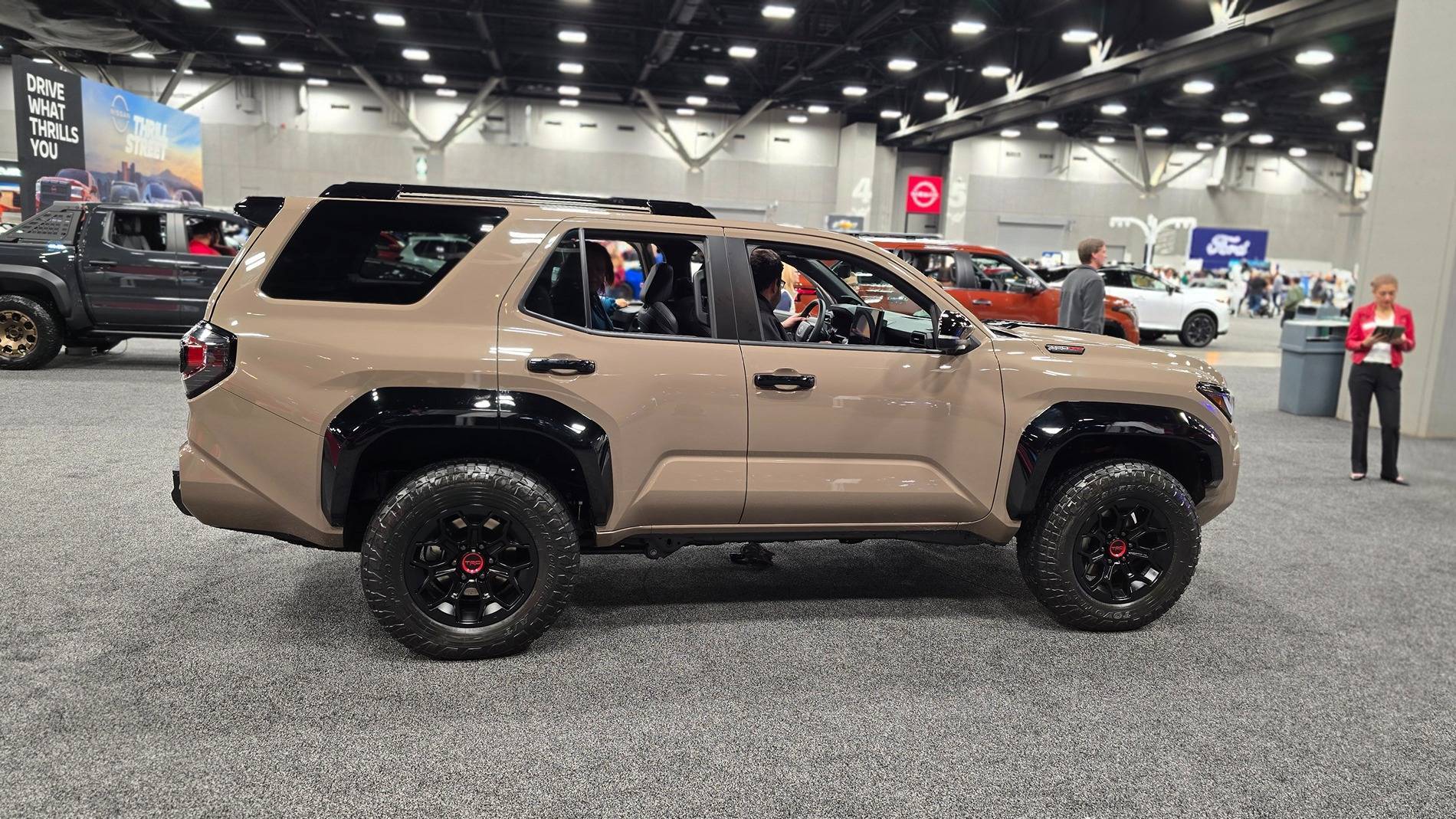 2025 Toyota 4runner 2025 4Runner TRD Pro in Mudbath @ St. Louis Auto Show - Photos & Reaction Mudbath color 2025 4runner 6th gen st louis auto show 2