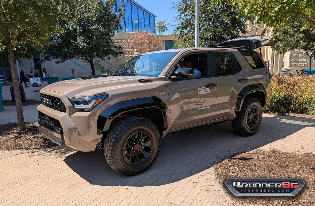 2025 Toyota 4runner Mudbath TRD Pro public sighting Mudbath color TRD Pro Trim 2025 Toyota 4Runner 6th Gen