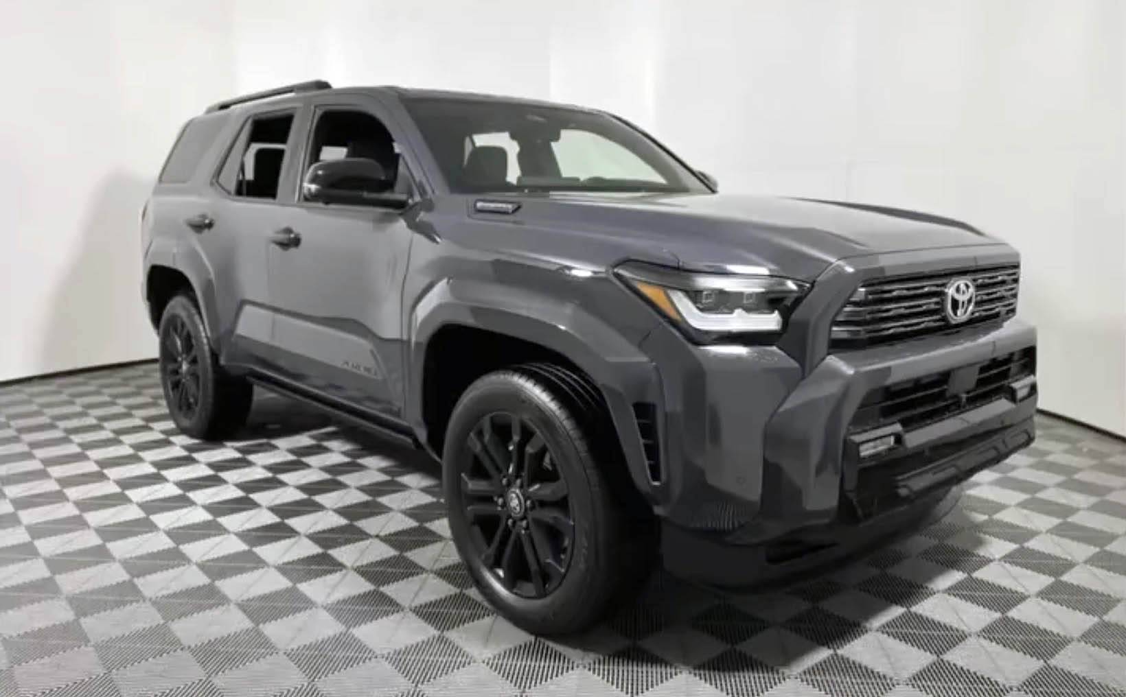 2025 Toyota 4runner First 2025 4Runner 6th Gen at Dealer! Platinum Trim in Underground Color / Dark Navy Interior -- Photos & Video Platinum 4runner Underground color exterior 5