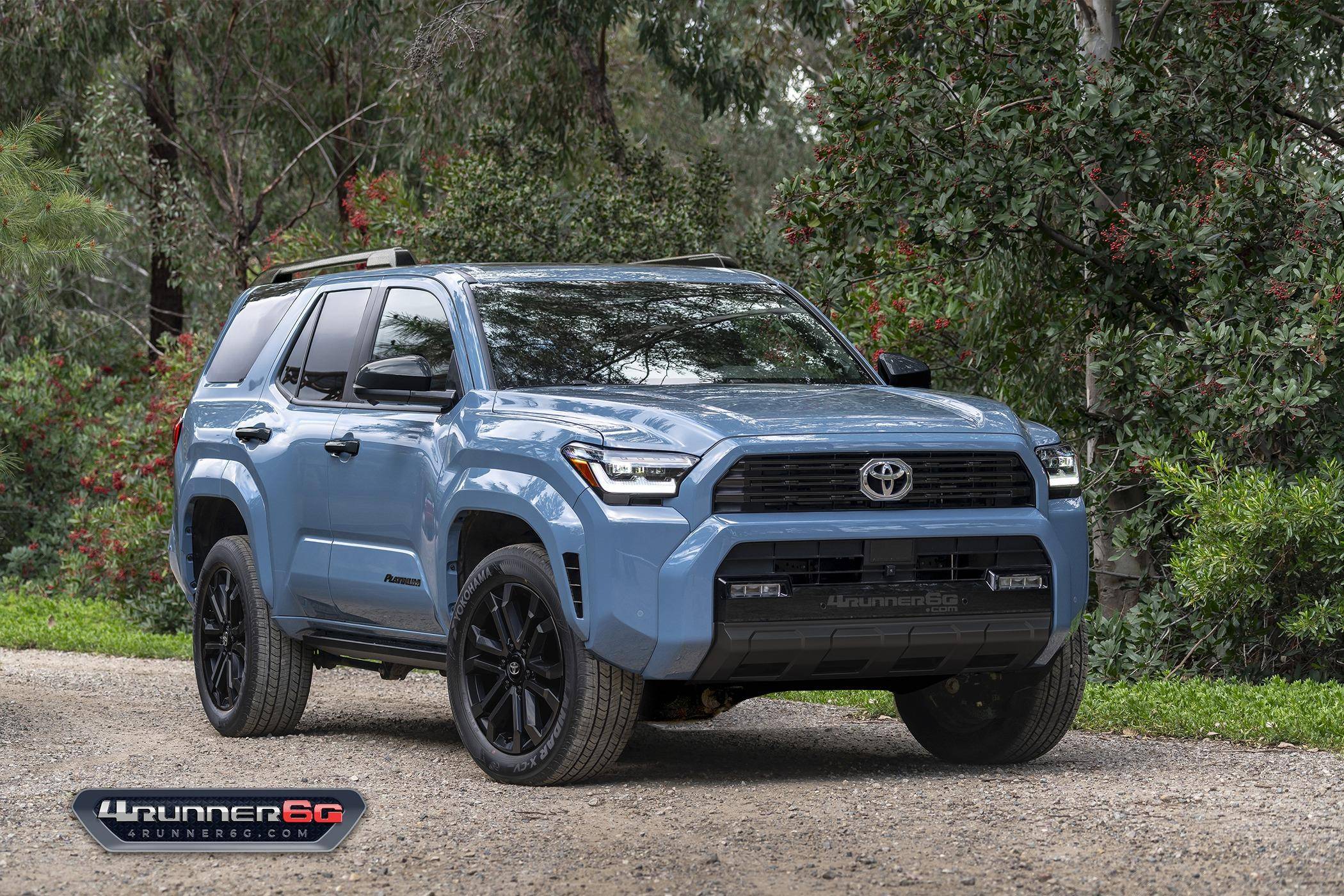 2025 Toyota 4runner PLATINUM Specs: 2025 4Runner 6th Gen - Features, Colors, Interiors, Accessories, Options platinum-heritage-blue-front-jpg-