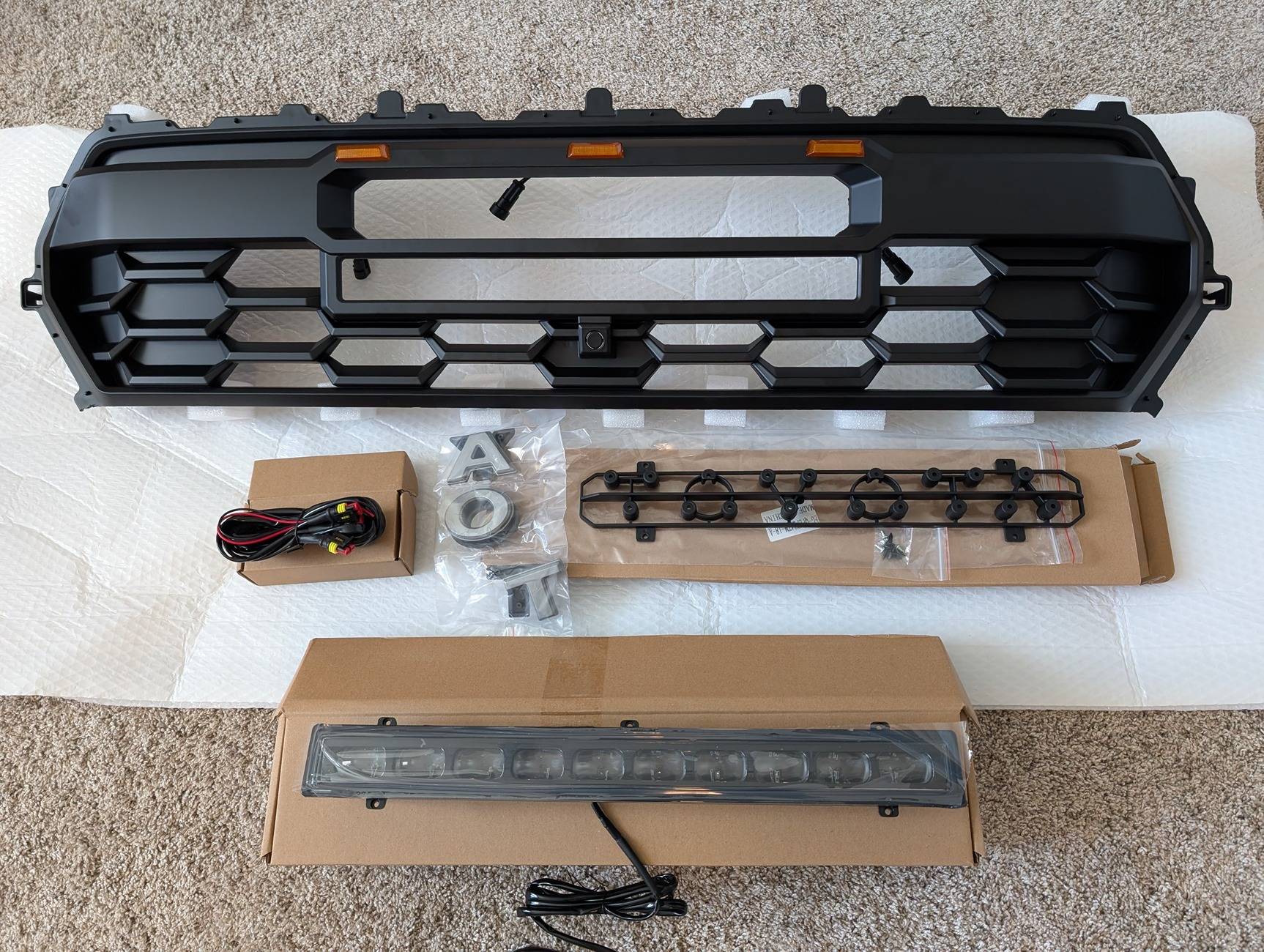 2025 Toyota 4runner DIY: Grill + Raptor Lights + Light Bar + Power Distribution Install (6th gen 4Runner compatible) pxl_20241202_210112481-