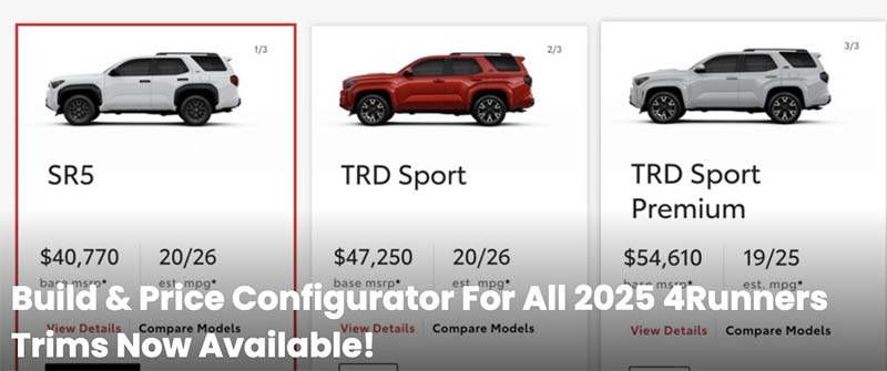 2025 Toyota 4runner Poll: Which 2025 4Runner competitor are you considering (if any)? Screenshot 2024-12-10 at 3.34.01 PM