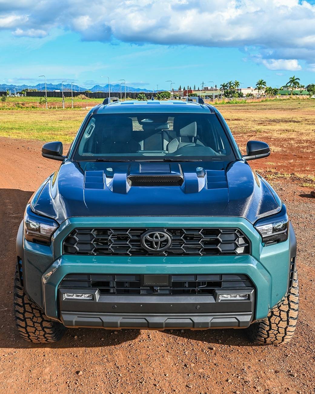 Seibon Carbon Fiber Hood installed on 6th gen 4Runner build by