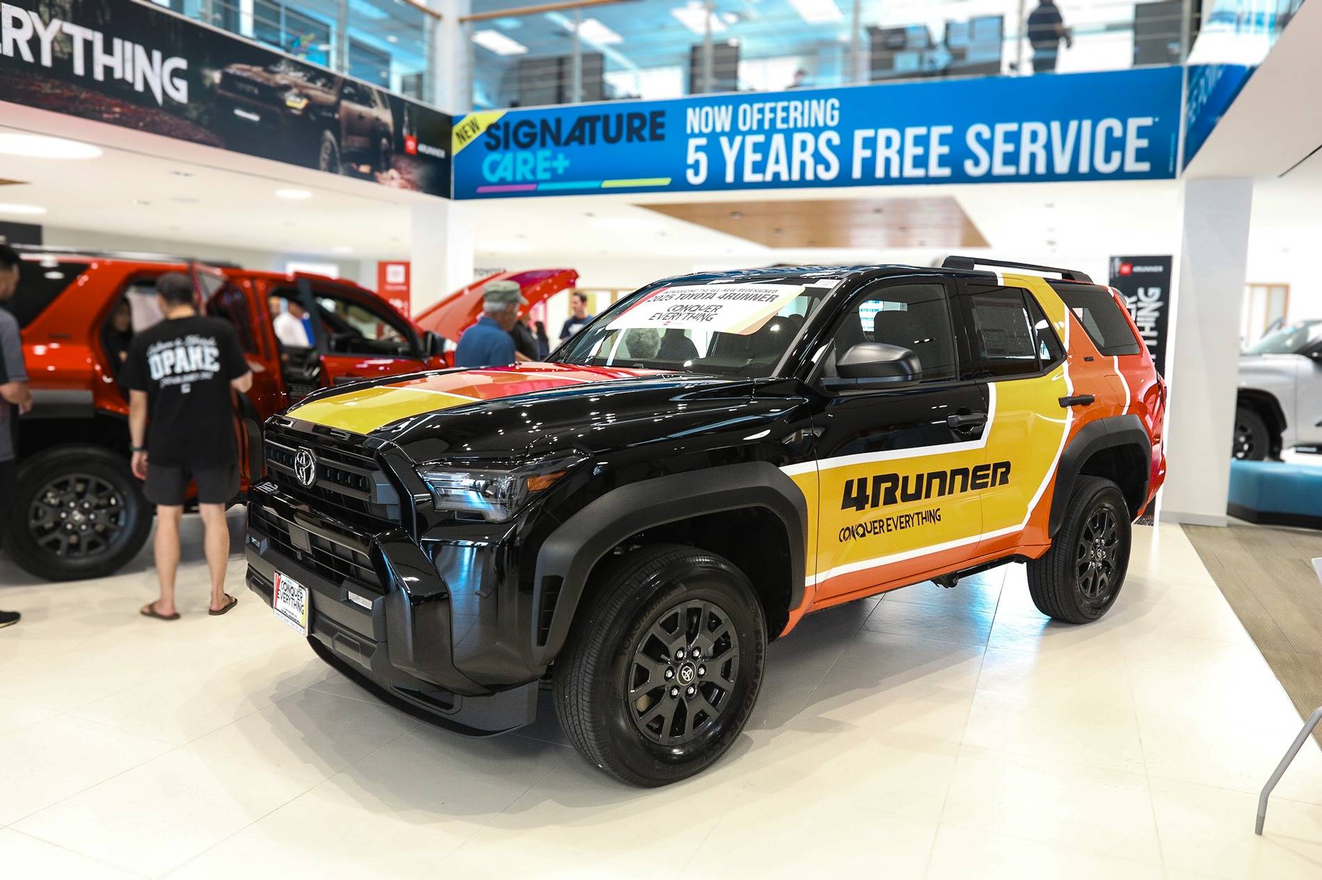 2025 Toyota 4runner SR5 2025 4Runners (Supersonic Red & Black) arrive at Atkins Kroll Toyota in Guam SR5 2025 4Runners (Supersonic Red & Black) arrive at Atkins Kroll Toyota in Guam