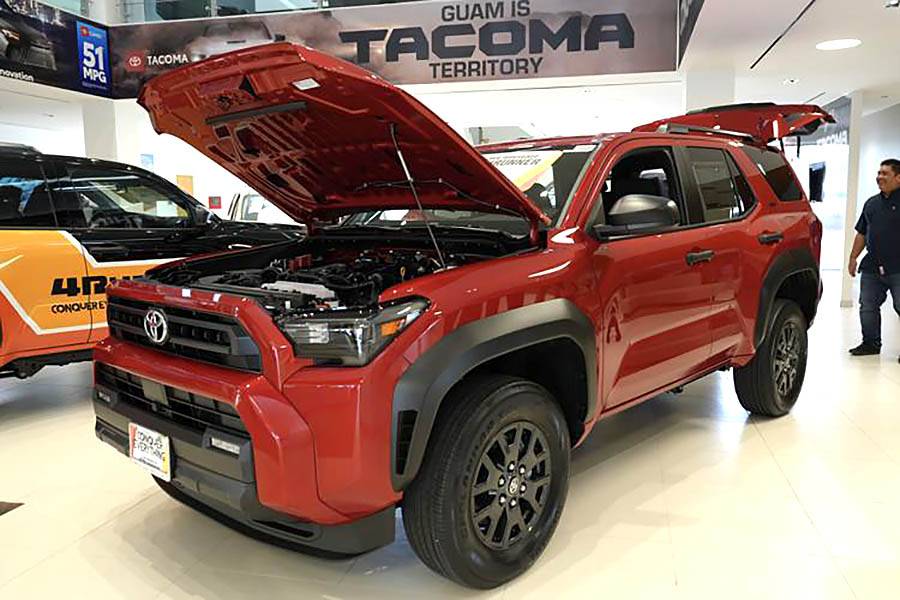 2025 Toyota 4runner SR5 2025 4Runners (Supersonic Red & Black) arrive at Atkins Kroll Toyota in Guam Supersonic Red SR5 2025 toyota 4runner