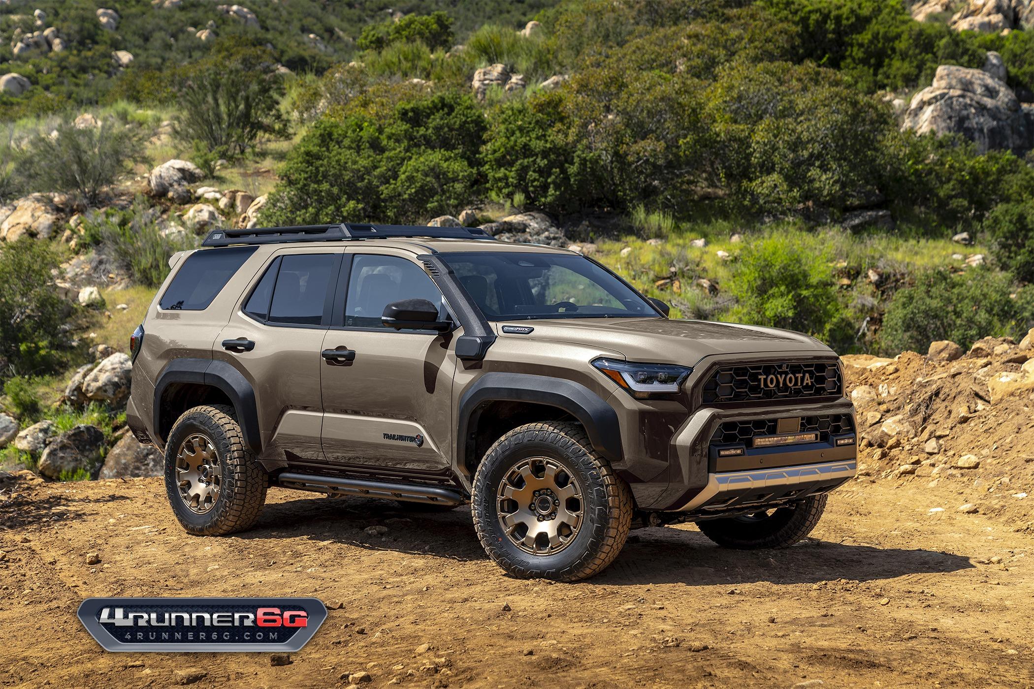 2025 Toyota 4runner Trailhunter 6th Gen 4Runner (Everest color) spotted in the wild trailhunter-bronze-oxide-front-