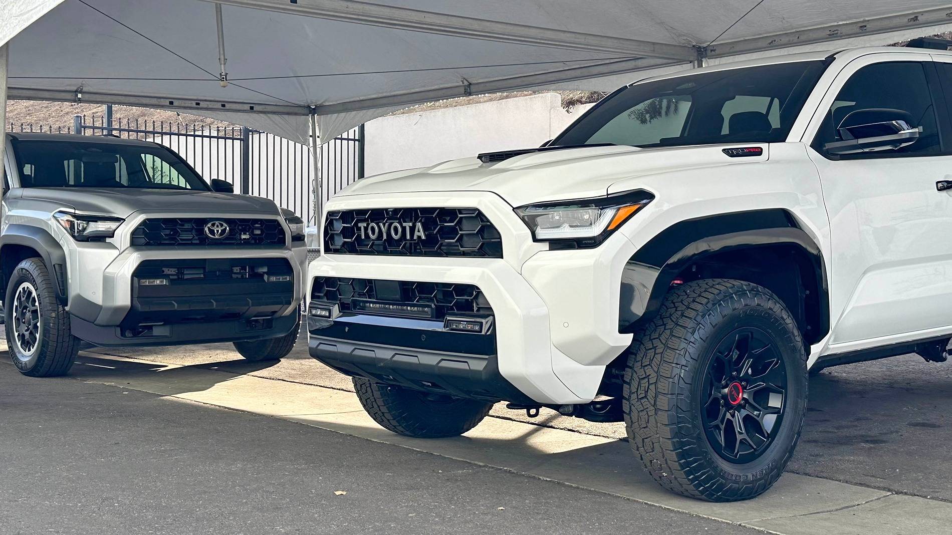 2025 Toyota 4runner TRD Pro vs. TRD Off-Road side by side comparison photos TRD Pro vs TRD Off-Road side by side photos 2