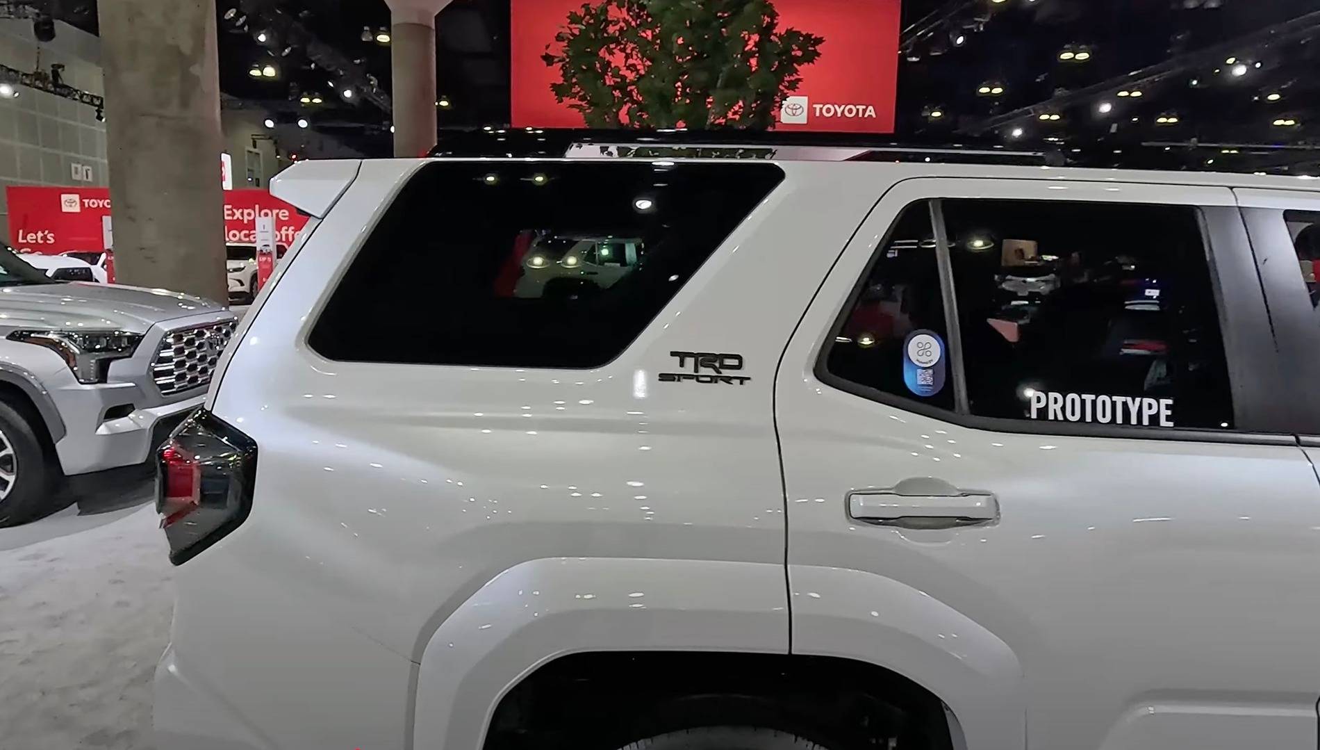 2025 Toyota 4runner TRD Sport Premium (Wind Chill Pearl / Black Interior) 2025 4Runner 6th Gen photos/video review @ LA Auto Show TRD Sport Premium windchill pearl : black interior 2025 toyota 4runner 6th gen photos exterior