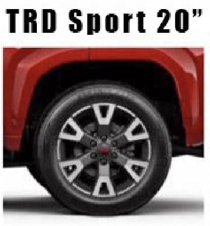 2025 Toyota 4runner Factory Wheels OEM / Factory Tires for 6th Gen 4Runner (2025+) TRD Sport Wheels 20%22 Inch 2025 4Runner 6th Gen