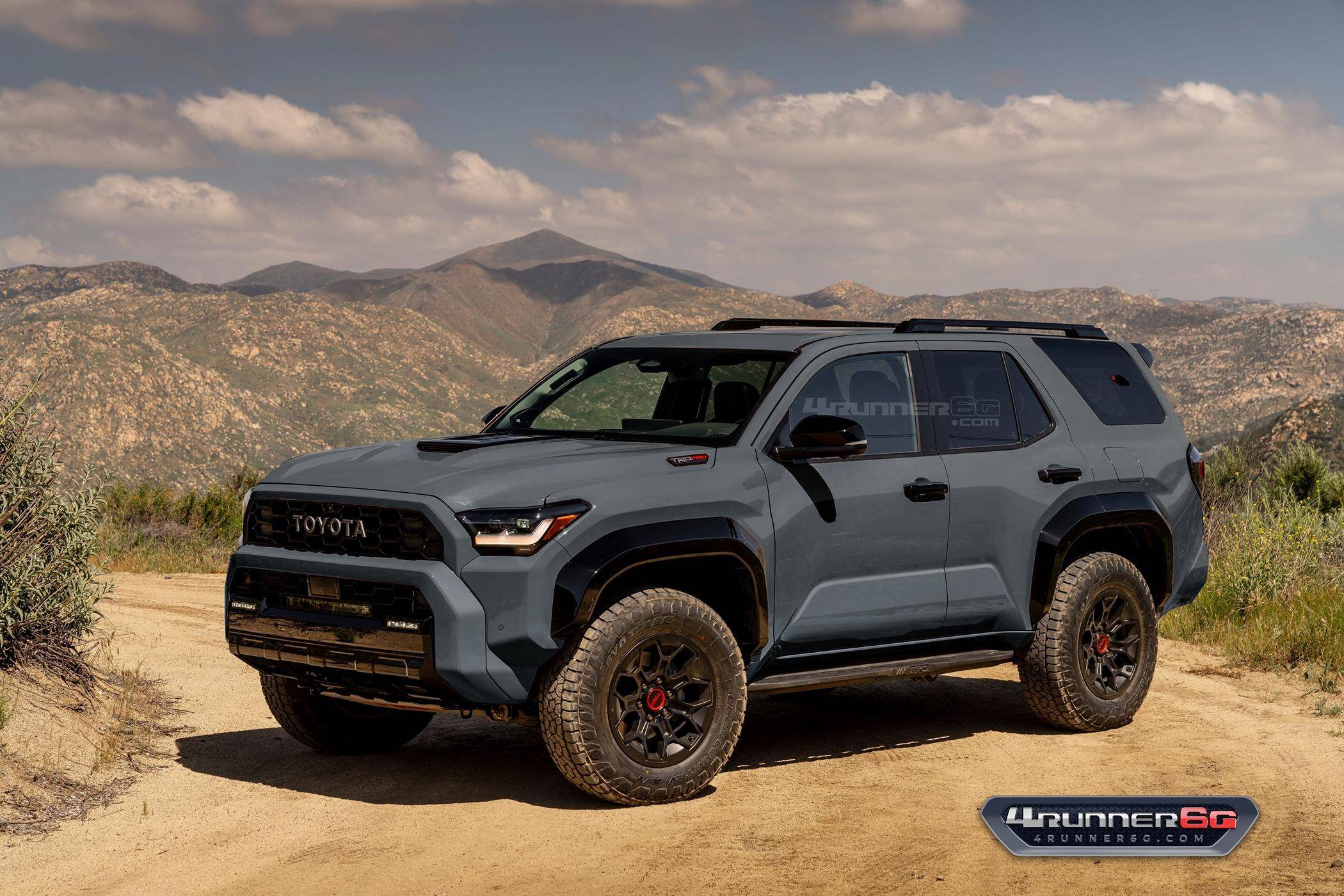 2025 Toyota 4runner Revealed: 2025 4Runner TRD Pro Colors, Interiors, Factory Installed Accessories, Post Production Options (PPO). trdpro-underground-front-