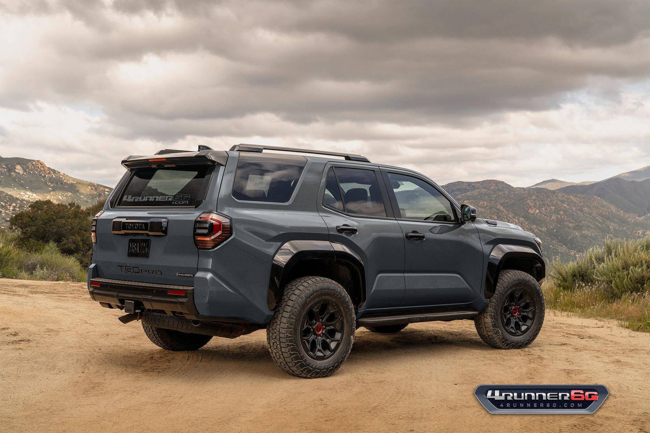 2025 Toyota 4runner Revealed: 2025 4Runner TRD Pro Colors, Interiors, Factory Installed Accessories, Post Production Options (PPO). trdpro-underground-rear-