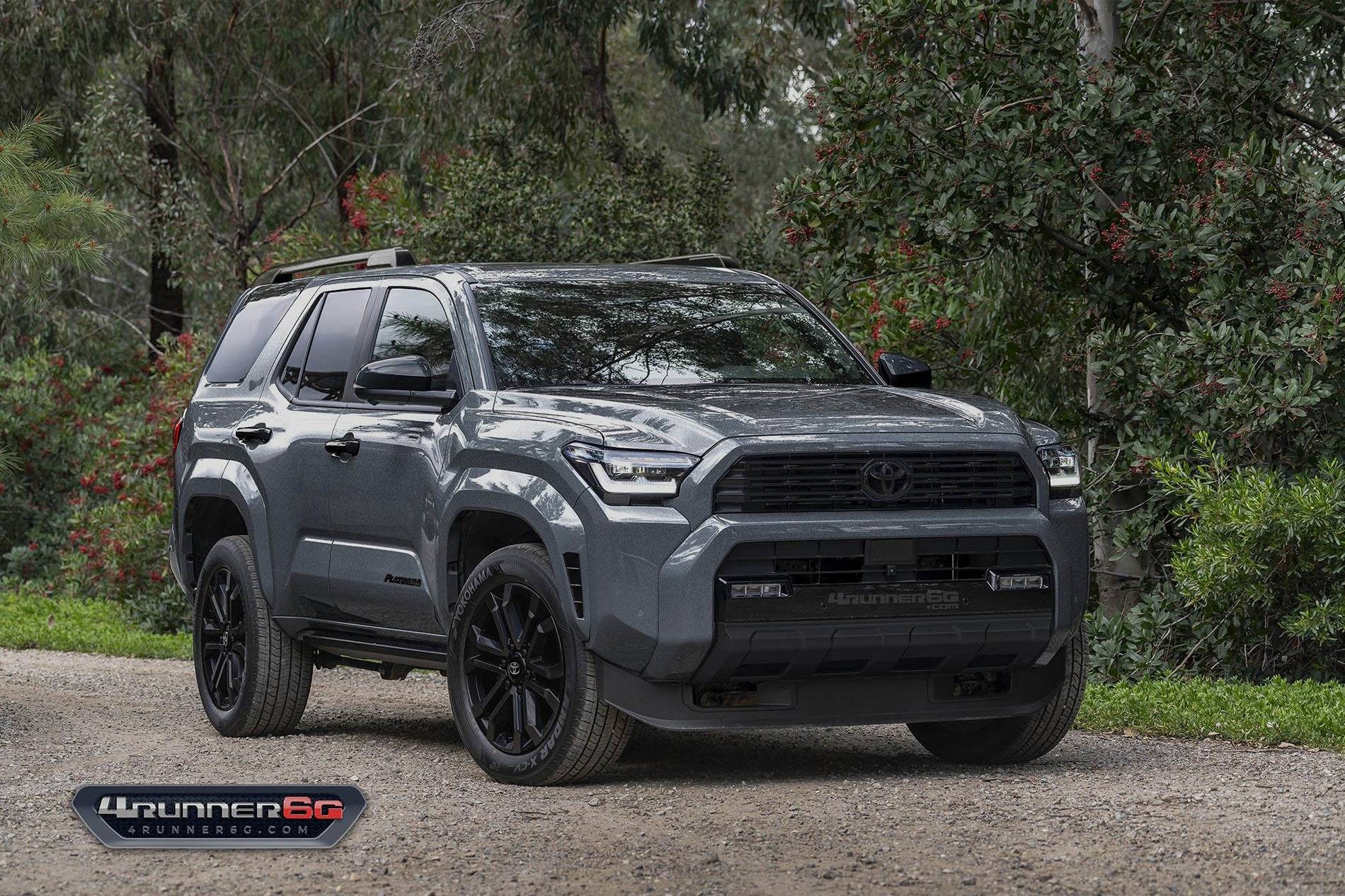 2025 Toyota 4runner PLATINUM: 2025 4Runner Colors, Interiors, Factory Installed Accessories, Post Production Options (PPO) Underground Color 2025 4runner Platinum front