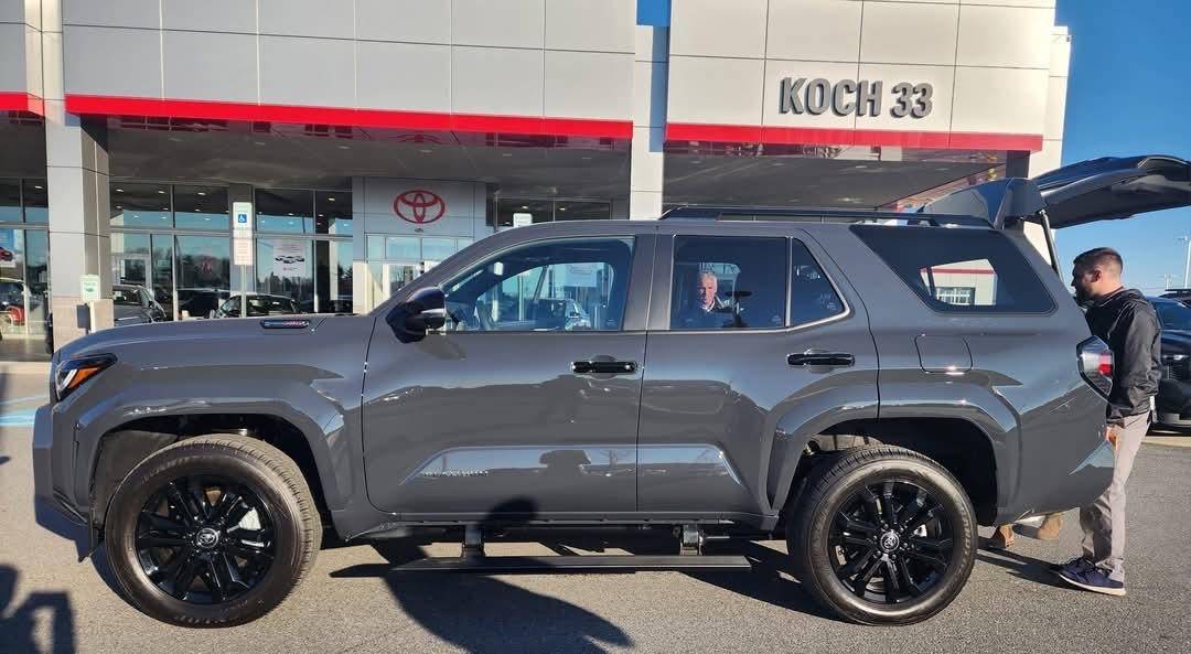 2025 Toyota 4runner First 2025 4Runner 6th Gen at Dealer! Platinum Trim in Underground Color / Dark Navy Interior -- Photos & Video Underground Platinum 2025 4Runner 6th Gen 2