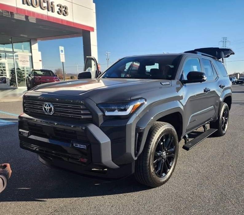 2025 Toyota 4runner First 2025 4Runner 6th Gen at Dealer! Platinum Trim in Underground Color / Dark Navy Interior -- Photos & Video Underground Platinum 2025 4Runner 6th Gen 3