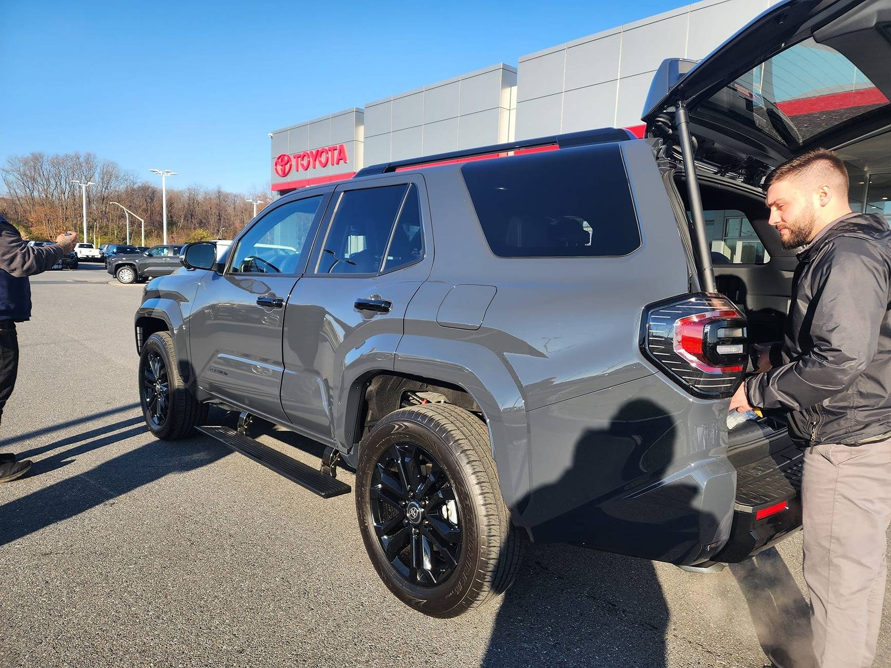 2025 Toyota 4runner First 2025 4Runner 6th Gen at Dealer! Platinum Trim in Underground Color / Dark Navy Interior -- Photos & Video Underground Platinum Trim 2025 Toyota 4Runner 6th Gen 1