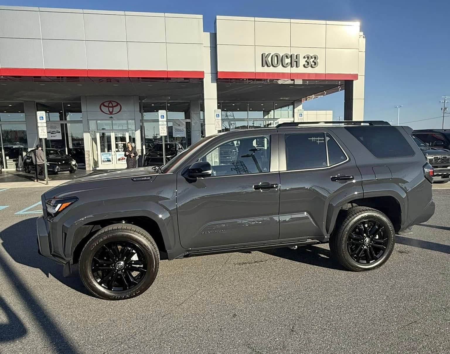 2025 Toyota 4runner First 2025 4Runner 6th Gen at Dealer! Platinum Trim in Underground Color / Dark Navy Interior -- Photos & Video Underground Platinum Trim 2025 Toyota 4Runner 6th Gen 4