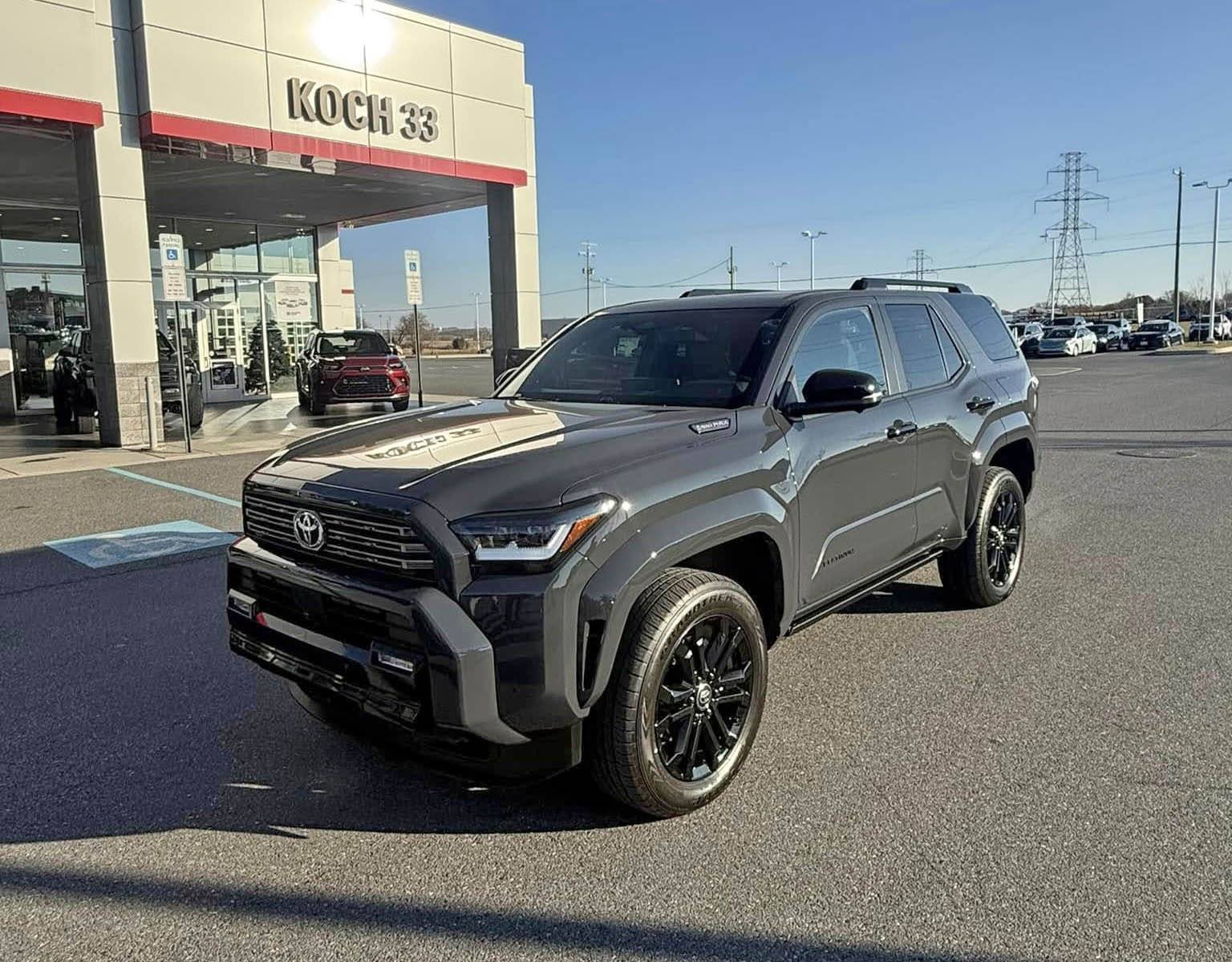 2025 Toyota 4runner First 2025 4Runner 6th Gen at Dealer! Platinum Trim in Underground Color / Dark Navy Interior -- Photos & Video Underground Platinum Trim 2025 Toyota 4Runner 6th Gen 5