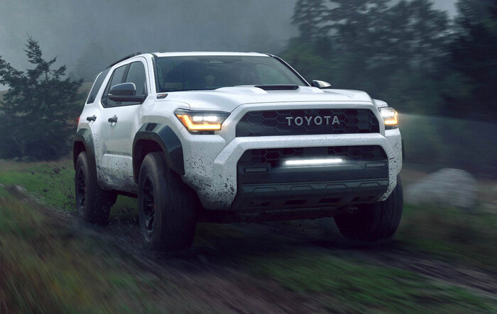 White 2025 4Runner TRD PRO first look 🤩