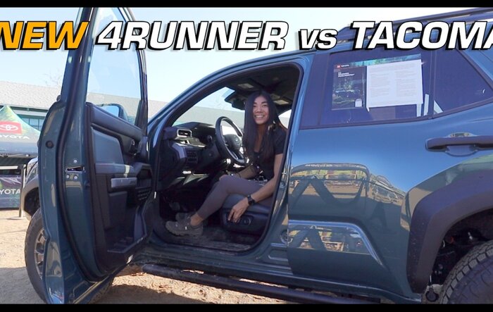 New 2025 4Runner INTERIOR vs New Tacoma's… better, worse, or the same?! (a detailed walkaround)
