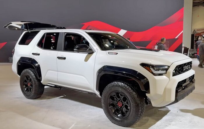 Ice Cap White 2025 4Runner TRD Pro at SEMA - Exterior & Interior Video