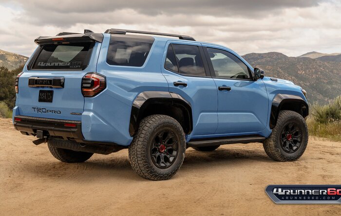 Heritage Blue 2025 4Runner TRD Pro preview