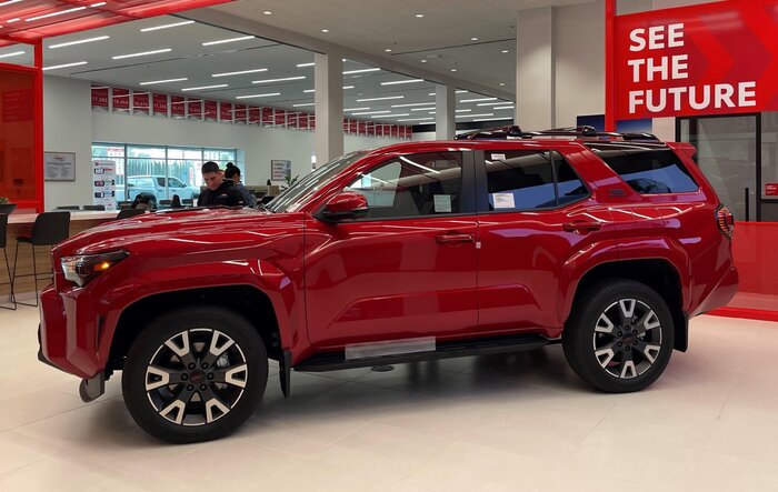 Supersonic Red TRD Sport 2025 4Runner 6th Gen First Look