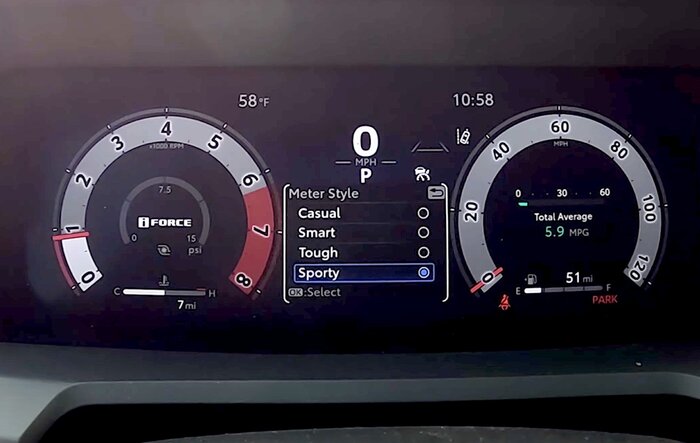 Customizing 12.3" Instrument Cluster Settings and Safety Features