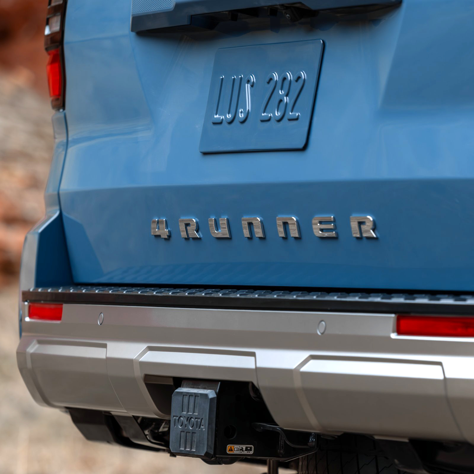 2025 4Runner official first photo teaser by Toyota! (in Heritage Blue