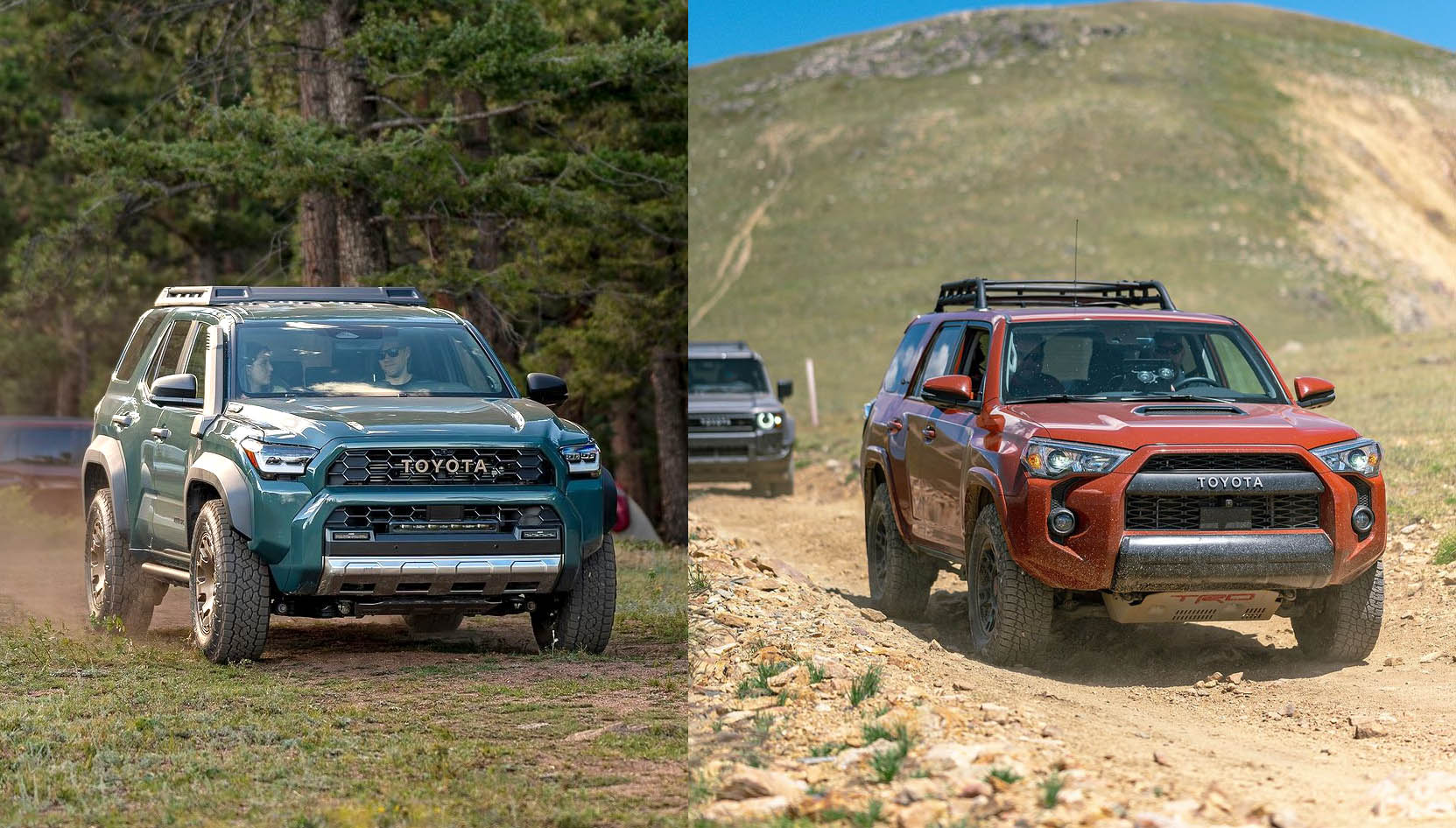 2025 4Runner runs with 2024 4Runner & New Land Cruiser Destination